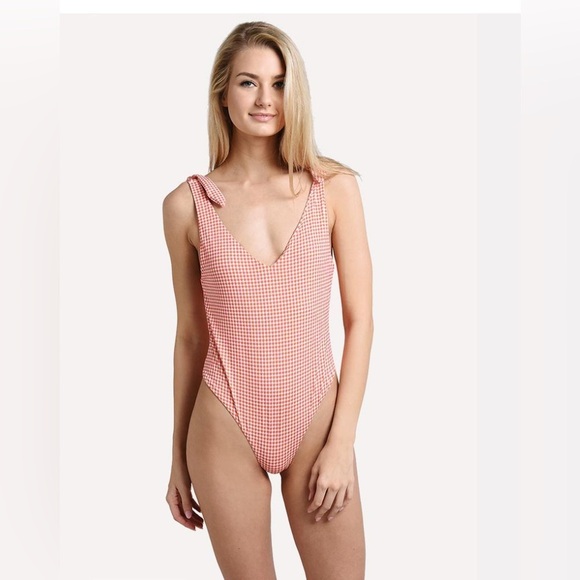 Nwt Eberjey | Betty Noelle One-Piece Gingham Swimsuit - Picture 1 of 7